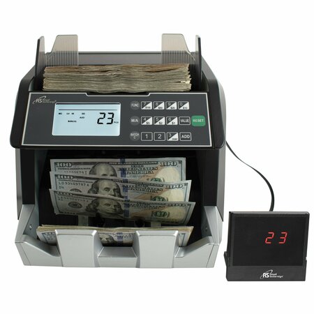 Royal Sovereign USD Money Counter with Add & Batch Mode, Value Counting, UV/MG/IR Counterfeit Detection RBC-E105-ADBK